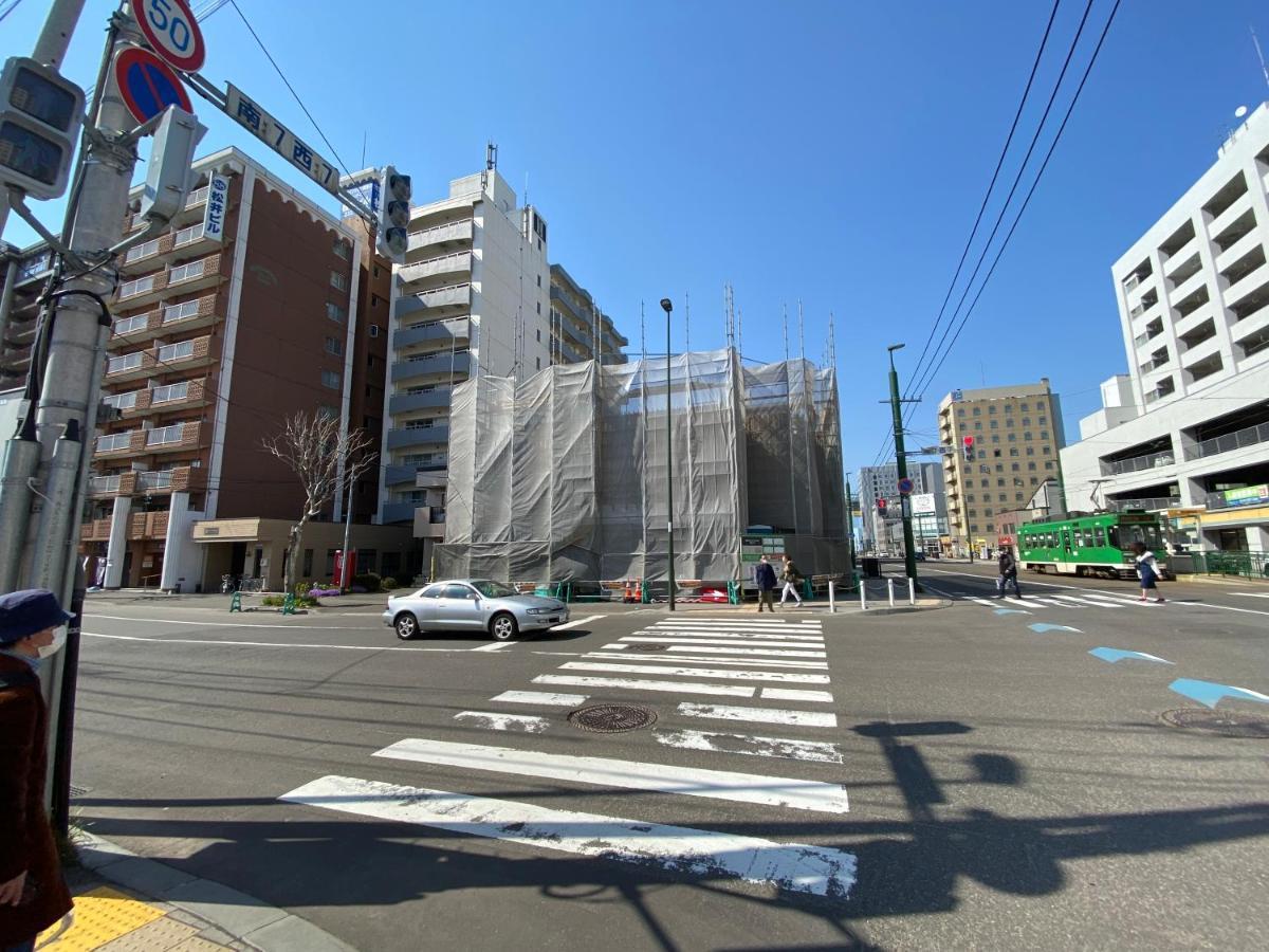 M88303スーペリアルーム最大7名 東本願寺駅前 すすきのエリア 観光食事好立地 Apartman Szapporo Kültér fotó